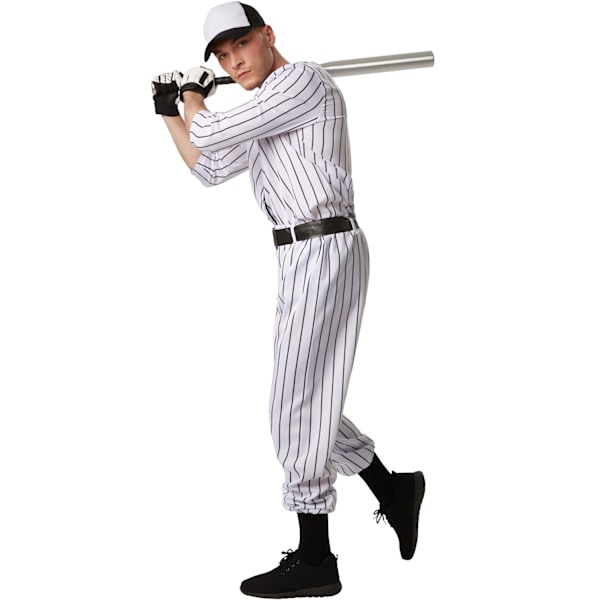 tectake Baseball kostume White L