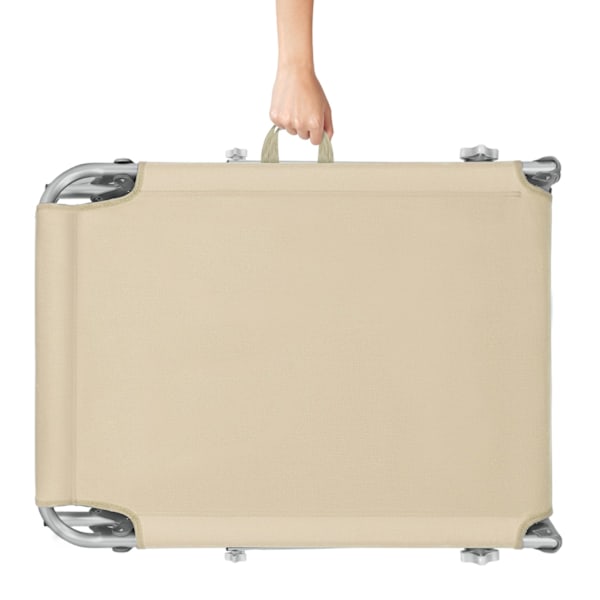 tectake Solseng med 4-trin, 2 stk. -  beige Beige