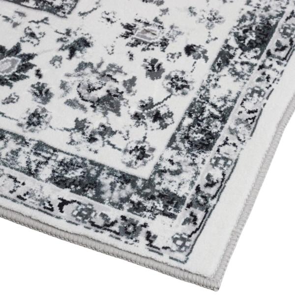 tectake Gulvtæppe Aliya, kort luv - 80 x 150 cm 80 x 150 cm Grey