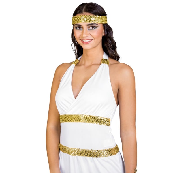 tectake Gudinden Athene kostume White XL