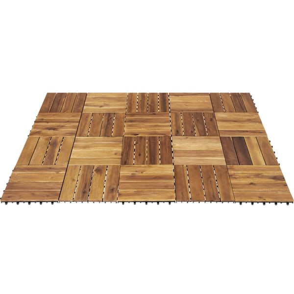 Terrassefliser Tabula lameller, 12 stk. - 40 Brown