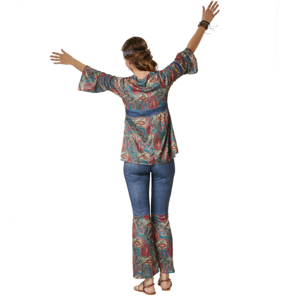 tectake Hippie Girl Harmony kostume MultiColor XL