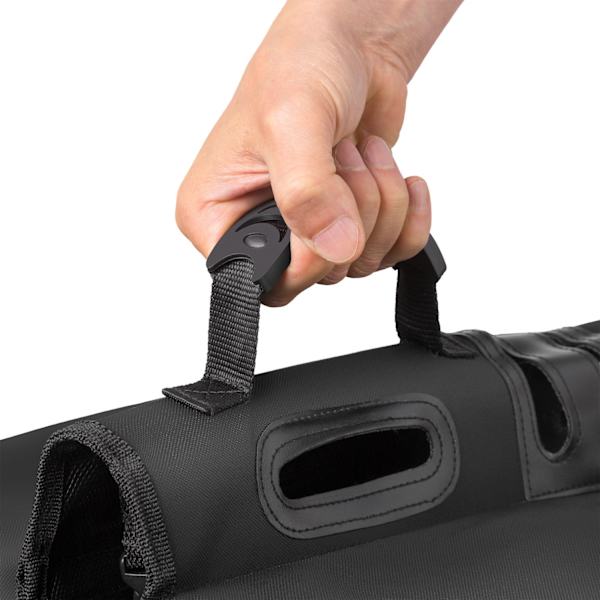 tectake cykeltasker 35 liter Black