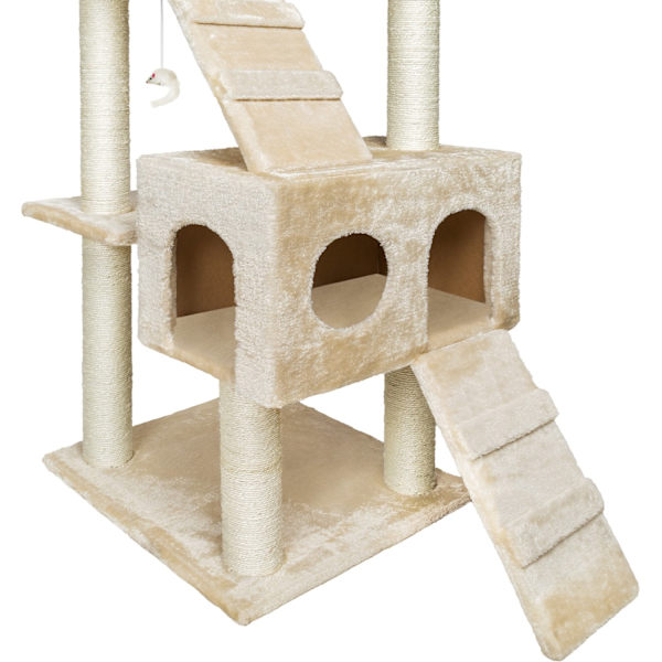 tectake Kradsetræ Karl -  beige Beige