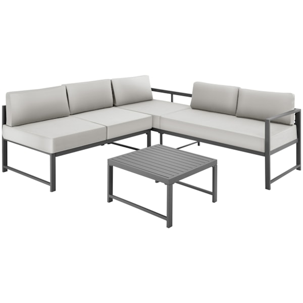 tectake Havesofasæt Faro Grey