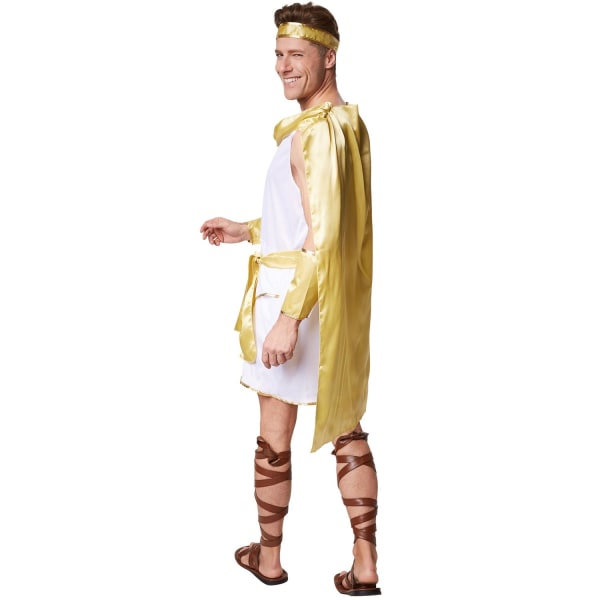 tectake Romersk kejser Augustus kostume White S