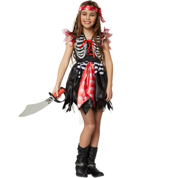 tectake Piratprinsesse børnekostume MultiColor 104 (3-4y)