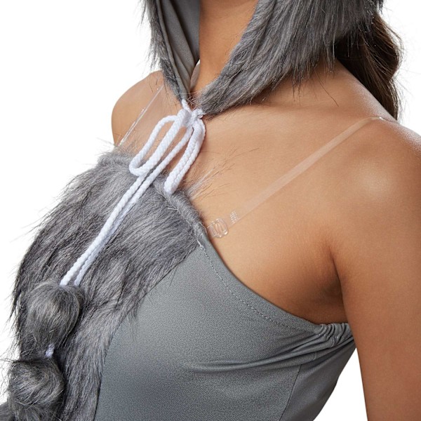 tectake Ulvekvinde kostume Grey XL
