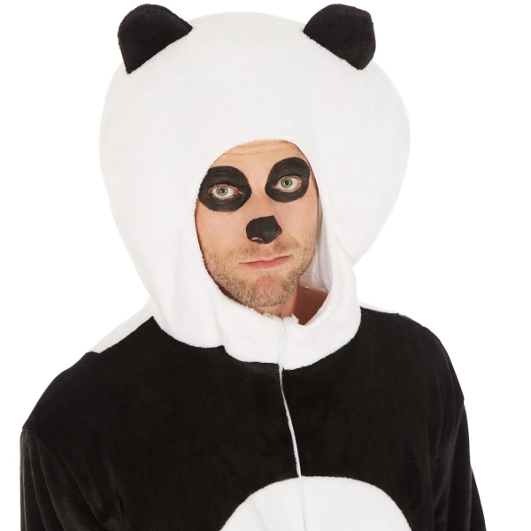 tectake Unisex kostumet Panda White L