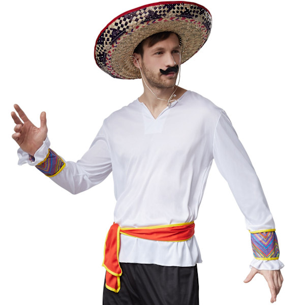 tectake Flot Mexicaner kostume MultiColor XL