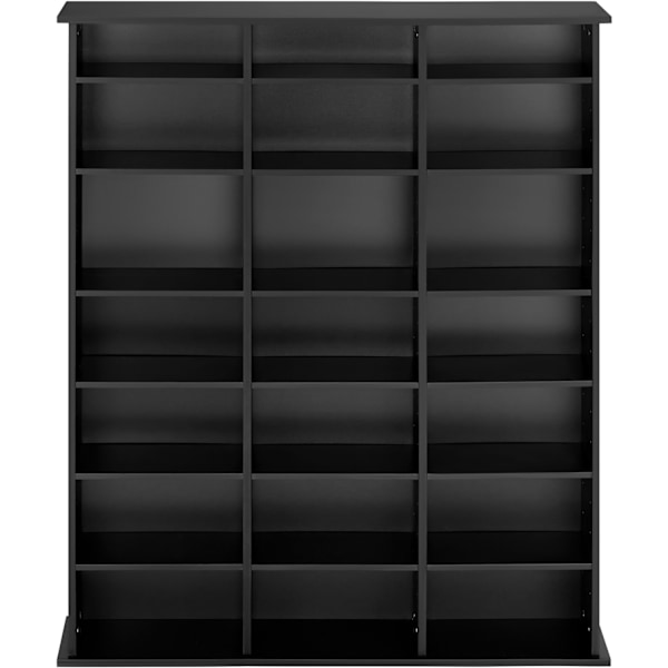 tectake Reol Stevie 105,5x19x136,5cm -  sort Black