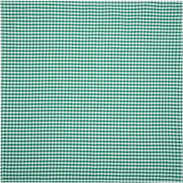 tectake Halstørklæde ternet -  grøn/hvid Green one size