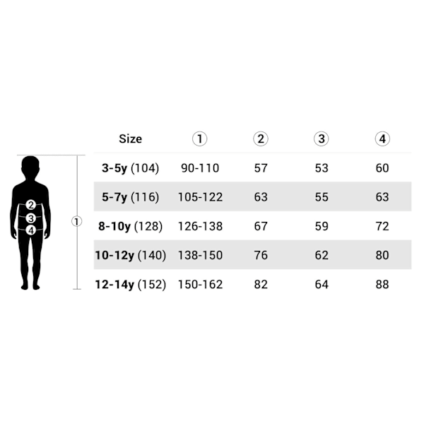 tectake Skeletkostume med skørt og hætte Black 128 (8-10y)