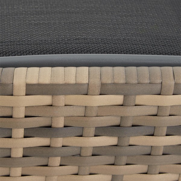 tectake Polyrattan solseng Moana -  natur Nature