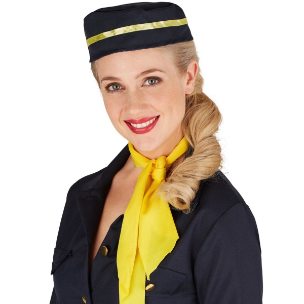 tectake Stewardesse kostume Yellow L