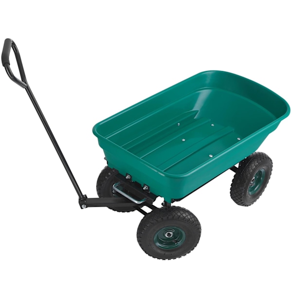 tectake Trækvogn Cubbi, bæreevne 120kg Green