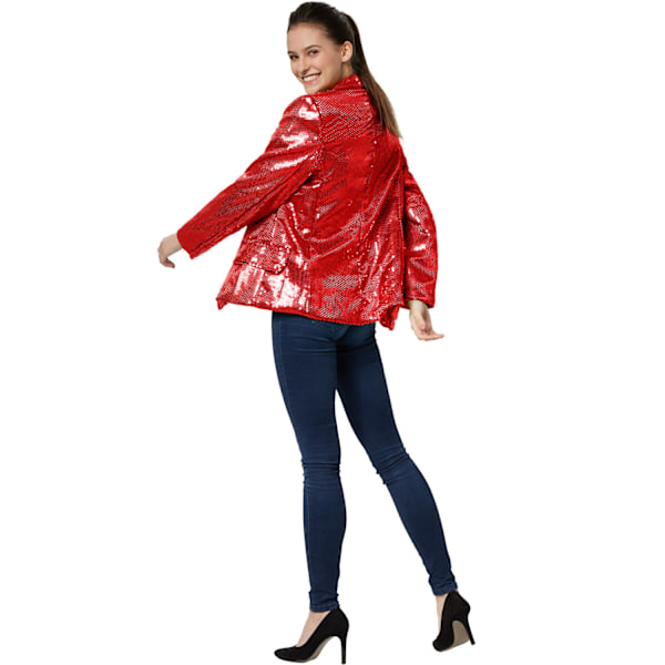 tectake Paillet jakke kvinde rød Red M