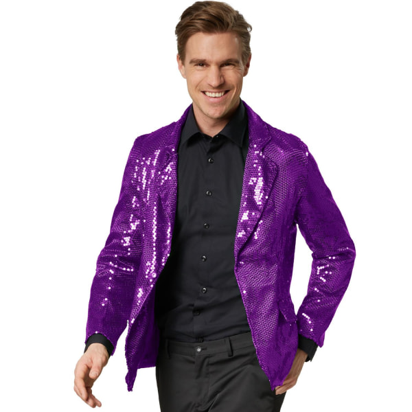 tectake Paillet jakke herrer lilla Purple M 4dfc | Purple | m | Fyndiq