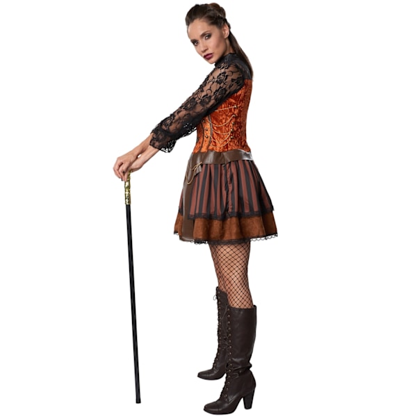 tectake Steampunk Grevinde kostume Brown XXL