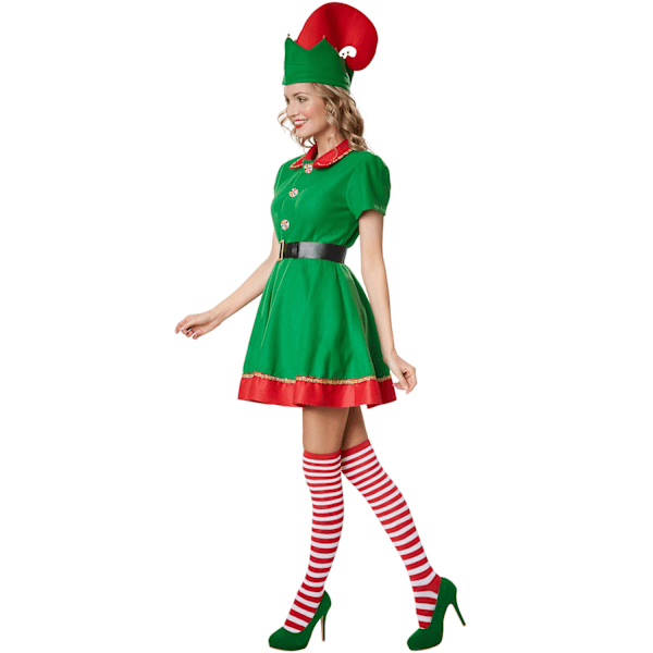 tectake Flittig nisse kostume Green L