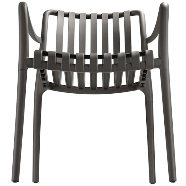 Havestole Alcudia, vejrbestandige, stabelbare - anthrazit,Sæt med 6 stk. Graphite grey