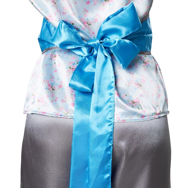 tectake Fortryllende Geisha kostume Blue XL