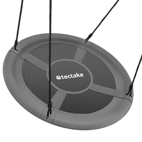 tectake Gynge Swayer, højdejusterbar - Ø 100 cm Ø 100 cm Black