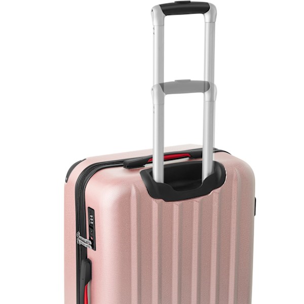 tectake Kuffertsæt Pucci 4 dele -  rødguld RoseGold
