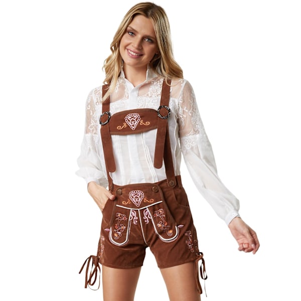 tectake Lederhosen Kiel Brown L