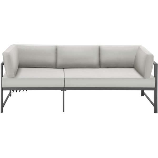 tectake Havesofasæt Faro Grey