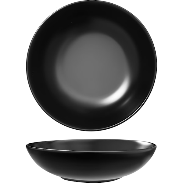 tectake Spisestel Una, af stentøj, til 6 personer - 30 dele 30 dele Black