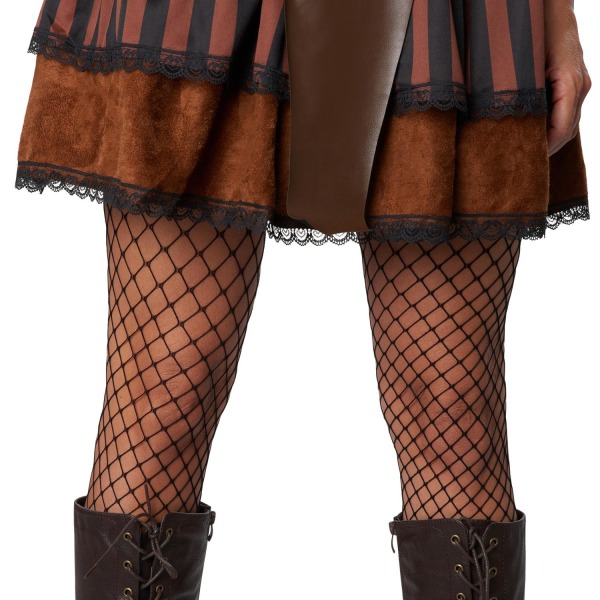 tectake Steampunk Grevinde kostume Brown XXL