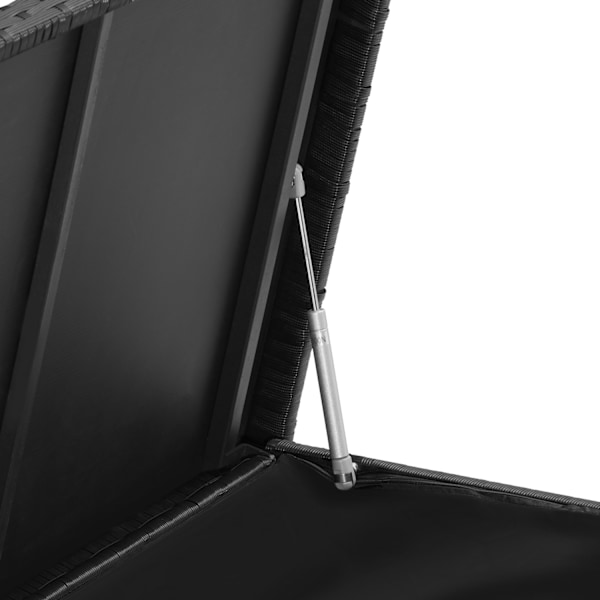 tectake Hyndeboks Kiruna, 270l -  sort Black