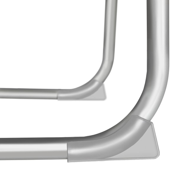 tectake Solseng med 4-trin, 2 stk. -  sort Black