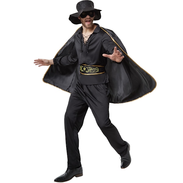 tectake Zorro kostume Black XXL