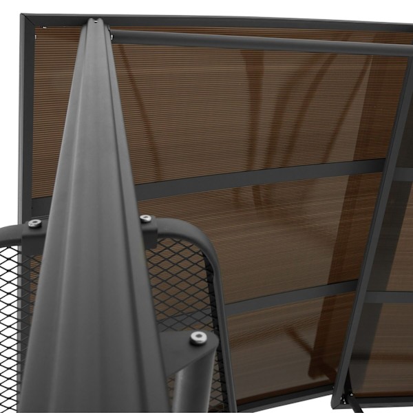 tectake Havepavillon Asado 2,4x1,5x2,34m Grey