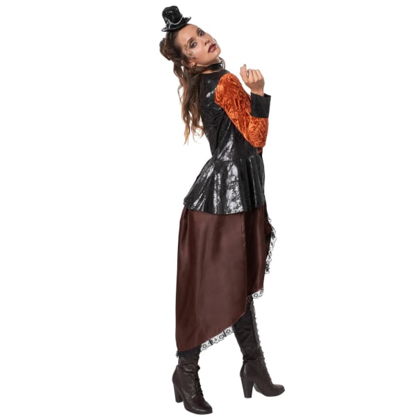 tectake Steampunk prinsesse kostume Brown S