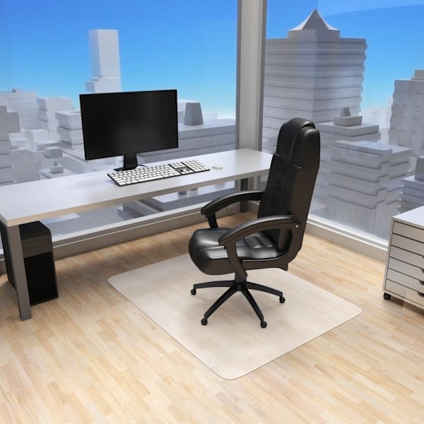 tectake Underlag til kontorstol - 150 x 120 cm 150 x 120 cm White