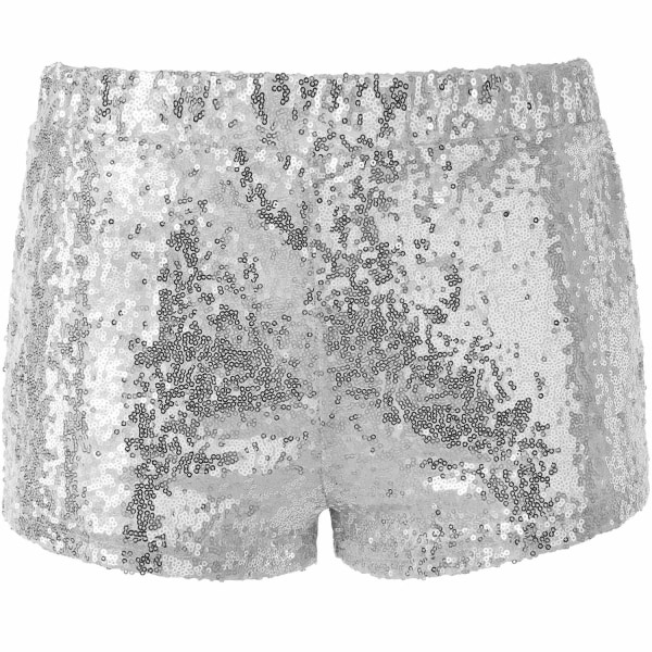 tectake Paillet shorts sølv Silver XL