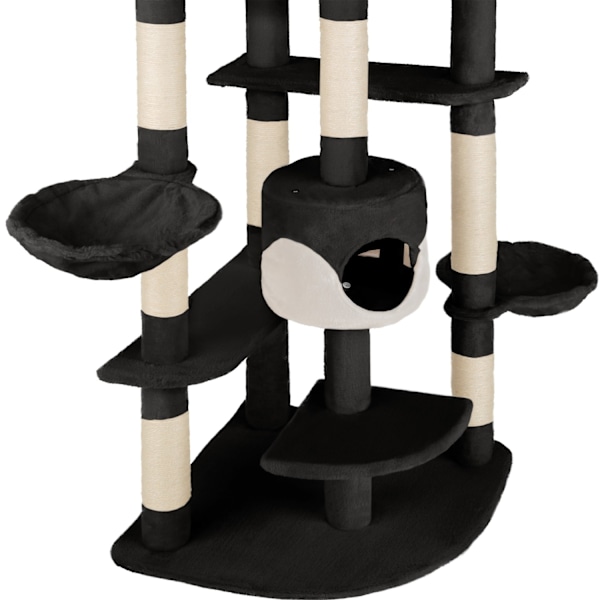 tectake Kradsetræ Nelly -  sort/hvid White