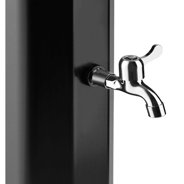 tectake Udendørs bruser Ofanto 35l -  sort Black