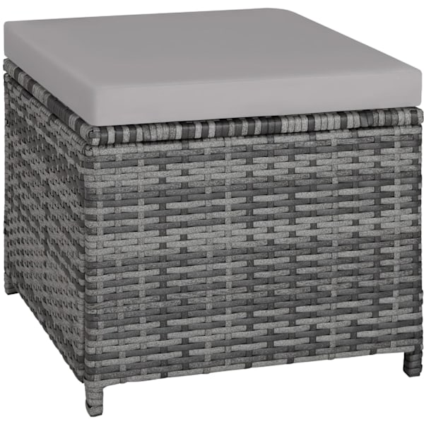 tectake Polyrattan havemøbelsæt Barletta -  grå Grey