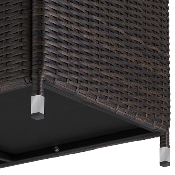 tectake Hyndeboks Kiruna, 270l -  brun Brown