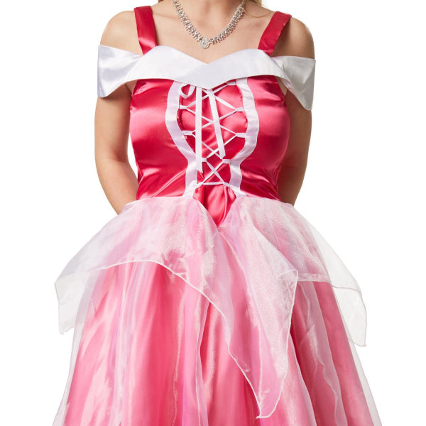 tectake Prinsesse Aurora kostume LightPink XL