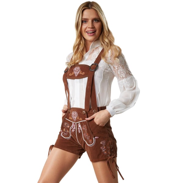 tectake Lederhosen Kiel Brown S