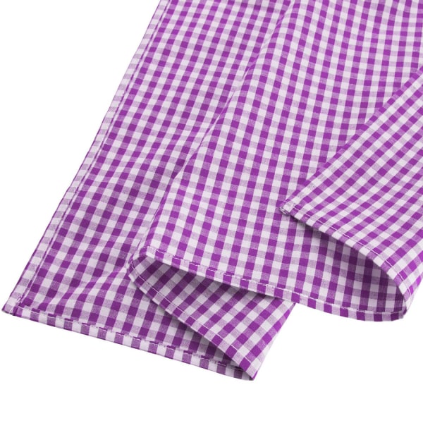 tectake Halstørklæde ternet -  lilla/hvid Purple one size