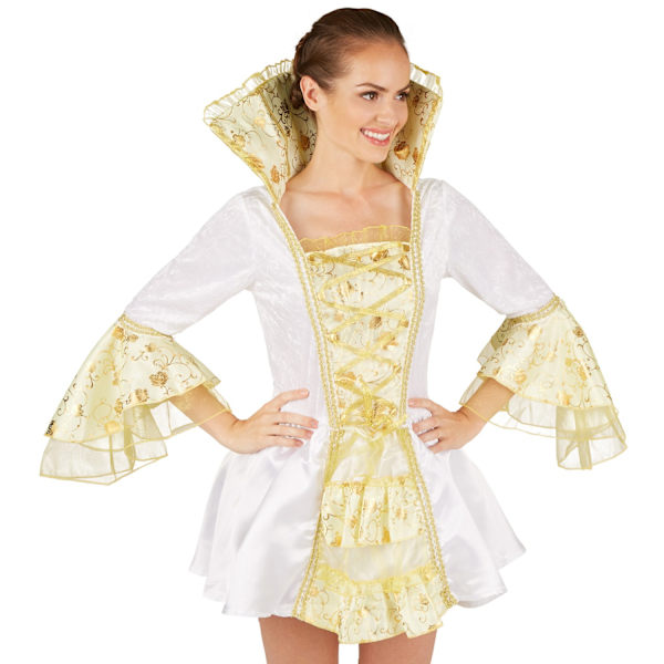 tectake Kejserinde kostume White XL