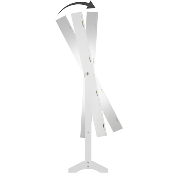 tectake Spejlskab -  hvid White