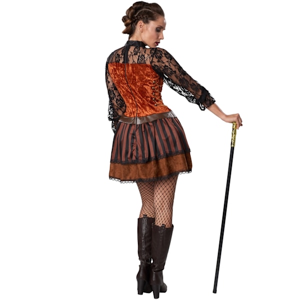 tectake Steampunk Grevinde kostume Brown XXL