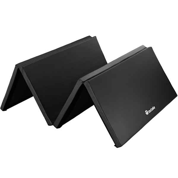 tectake Træningsmåtte 240x120x5cm -  sort Black